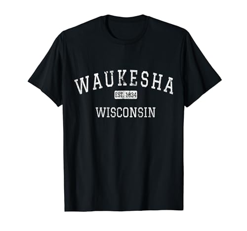 Waukesha Wisconsin WI Vintage T-Shirt