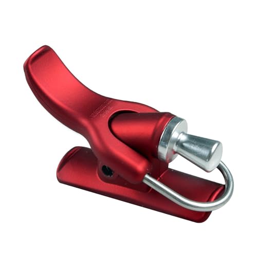 Menolana Sea Fishing Casting Surf Fishing Aid Stainless Fishing Tackle Supplies Thumb Button Bionic Finger for Fishing, Red