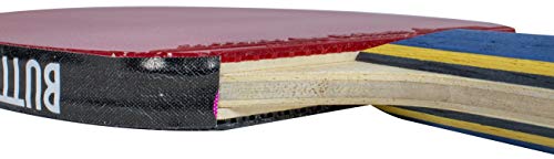 Butterfly My First Wood Pro-Line Table Tennis Racket - Perfect For Balanced All-Round Play Featuring A Smaller Handle - Recommended For Future Champions - Pro-Line Series #TOP6