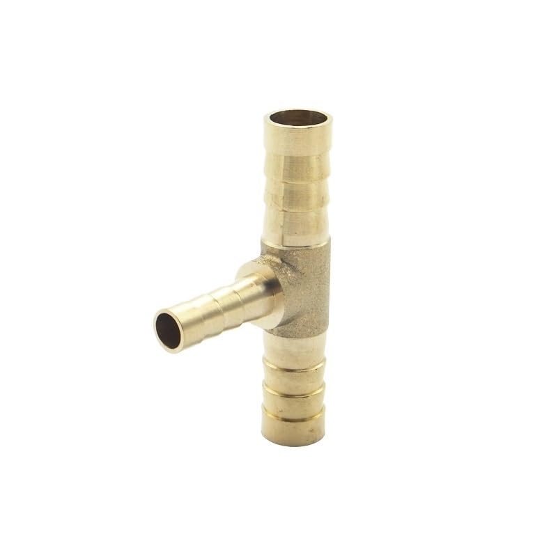 YKMYXZ， 1 szt. 4 mm 5 mm 6 mm 8 mm 10 mm 12 mm 14 mm 16 mm Trójnik redukcyjny wąż mosiężny z kolcami Rura złączka redukcyjna(6 5 6mm OD)