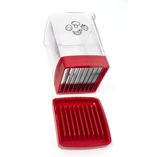 Norpro Speed Slicer with Push Plate, Red, 3"L x 3"W x 4.25"H by Norpro - Image 6