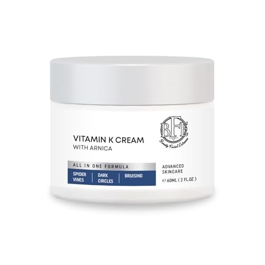 Vitamin K Cream- Moisturizing Bruise Healing Formula. Dark Spot Corrector for Bruising, Spider Veins & Broken Capillaries. Reduces Under Eye Dark Circles, Fine Lines, Puffiness, & Wrinkles.