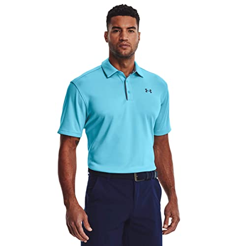 Image of Under Armour Men's Polyester Solid Tech Polo | T-Shirt | 1290140-001
