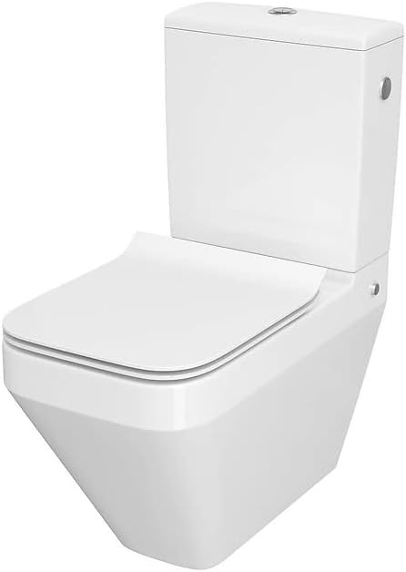 VBChome Hänge-WC Spülrandlos - Keramik Mit SoftClose Sitz, Tiefspüler