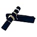 UnionPlus Velet Travel Jewelry Case Roll Bag Organizer for Necklace Bracelet Earrings Ring, Black (Black (Bracelet Pouch))