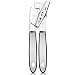 Can Opener Manual Smooth Edge Heavy Duty Can Opener Stainless Steel Can Openers for Seniors with Arthritis 3-In-1 Ergonomic Rubber Handle