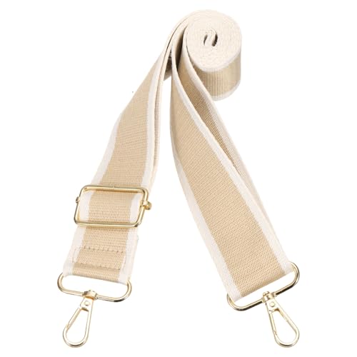 Image of PATIKIL 55in Purse Straps Replacement Crossbody, Bag Straps Crossbody Universal Adjustable Canvas for Purses Handbags Guitar, Khaki