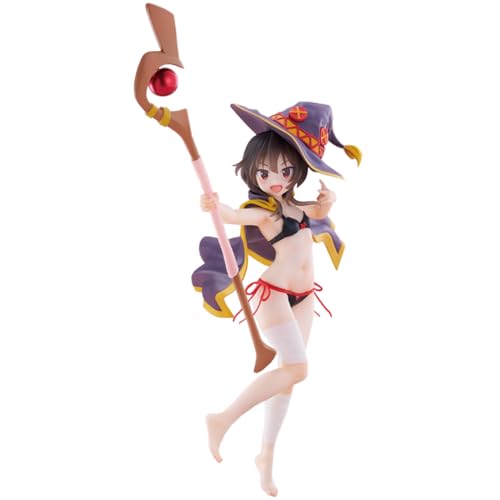 DEXSHUN An Explosion on This Wonderful World Figure Megumin Anime Figura Linda Dibujos Animados Modelo Megumin Traje de Baño Estatua PVC Escritorio Ornamento Decoración Regalos 23 cm