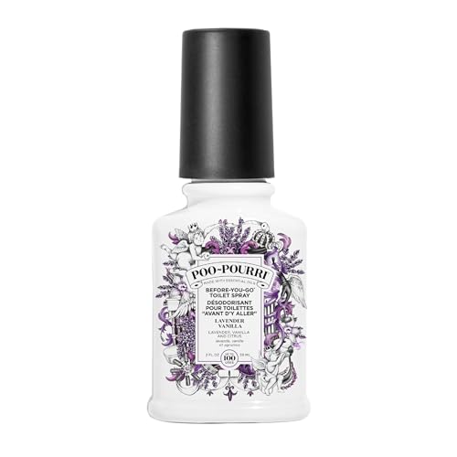 Poo-Pourri Der'before-you-go' - Perfume Para Inodoro | El Único Spray Para Inodoro 100% Natural De Aceites Esenciales | Lavanda Vainilla, 59 ml