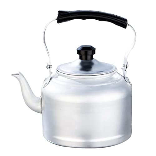 Bollitore for il tè,Bollitore in Alluminio Addensato,Teiera di Grande capacità da 2L-4L for Stufa a Carbone Stufa a Gas,Bollitore for Acqua Domestico con Becco Lungo Ketter,Teiera Antiscottatura con M