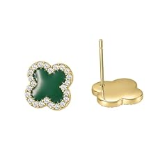 N-Green Lucky Clover Earrings