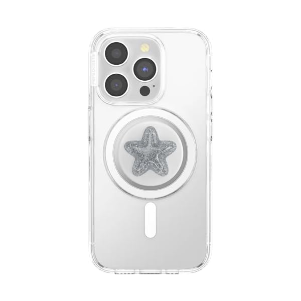 PopSockets Agarre de teléfono para MagSafe, Soporte magnético, Estrella