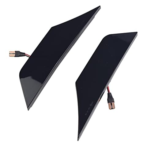 LED Side Marker Turn Signal Light Fit For Honda Civic X 10th Gen Sedan Coupe Hatchback Indicator Blinker Lamp (Smoked Black) Cover