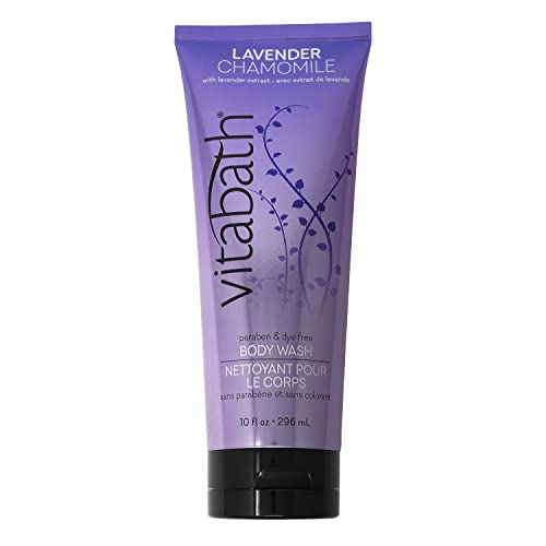 Vitabath Lavender & Chamomile Body Wash Moisturizing Bath & Shower Cleanser & Skincare Radiant Detox & Restore Nourishing Body Polish - Cruelty-Free, Paraben-Free - 10 Oz #TOP8