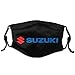 Produktbild ADICOM Suzuki Logo Kids Face Shield Verstellbare Sturmhauben-Bandanas mit Filterpapier