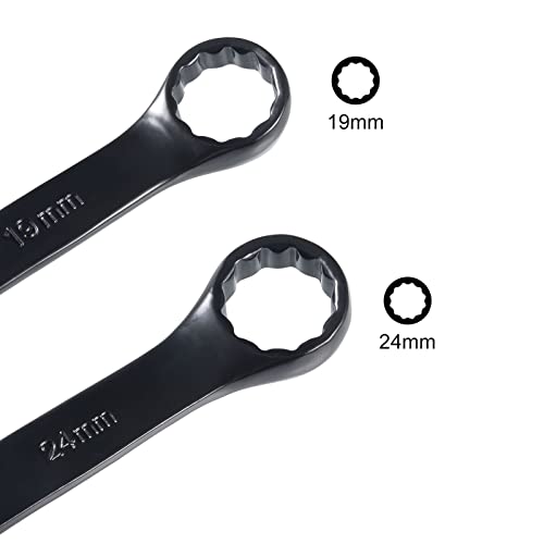 Clé mixte métrique pour réparation garage et plomberie uxcell