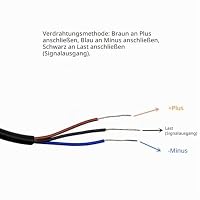 OVNSHVN Induktiver Näherungssensor SN04-N Normalerweise Geöffnete Erfassung Annäherungsschalter NPN NO mit TL SN-Halterung Einfache Installation (4 Stück) – Ansicht 3