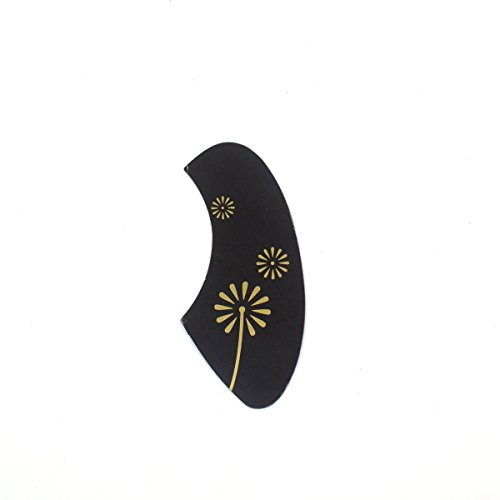 Universal Ukulele Self Stick thin Pickguard ,style-2 Black
