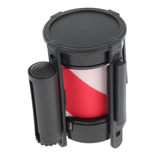 Barrière de ceinture murale rouge et blanche 3m pour le contrôle des foules