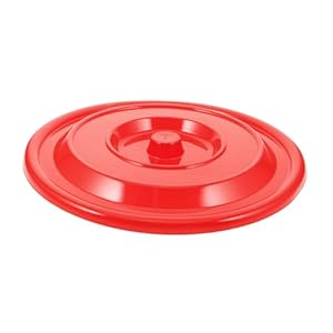 FUNNETOYU Roter Kunststoff Mülleimerdeckel