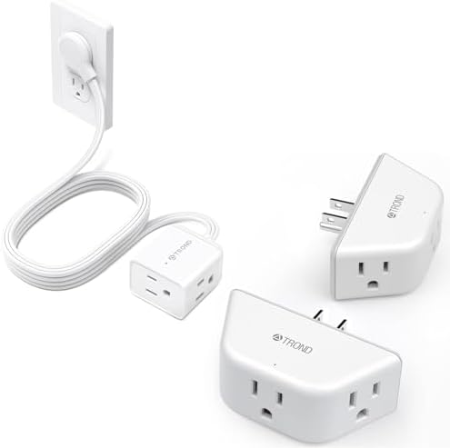 Amazon.com: TROND Multi Plug Outlet Extender 2 Pack & TROND Flat ...