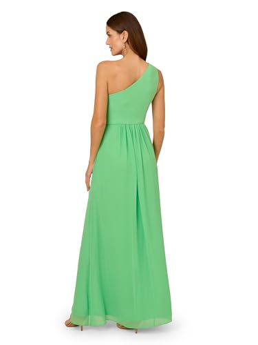 Image of Adrianna Papell One Shoulder Chiffon Gown