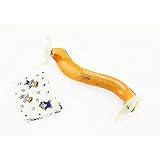 Olive-G 音響効果に 高級楓木 バイオリン 肩当て ナチュラル フィット アーチ タイプ メンテナンスクロス 付属