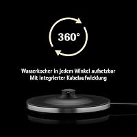 WMF Stelio Wasserkocher Edelstahl 1,7l, elektrischer Wasserkocher mit Kalkfilter, 2400 W, Wasserstandanzeige beleuchtet, Überhitzungsschutz, edelstahl matt silber – Ansicht 7