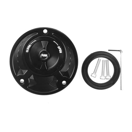 Bouchon de réservoir en aluminium noir de haute précision pour Yamaha R1 R6