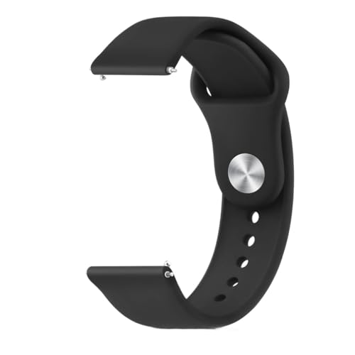 MEVMEVGNLN �V���R���o���h Fit For Garmin �Ή� For Vivoactive 4 3 For Venu Sq 2 Plus �Ή��X�g���b�v For Forerunner 245 645 55 158(Black,22mm)