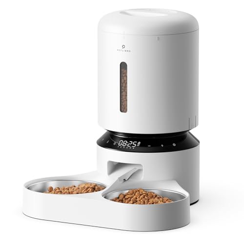 Nobleza 6L Futterautomat Mit 1080P Kamera - Smart Katzenfütterung Per App & Nachtsicht