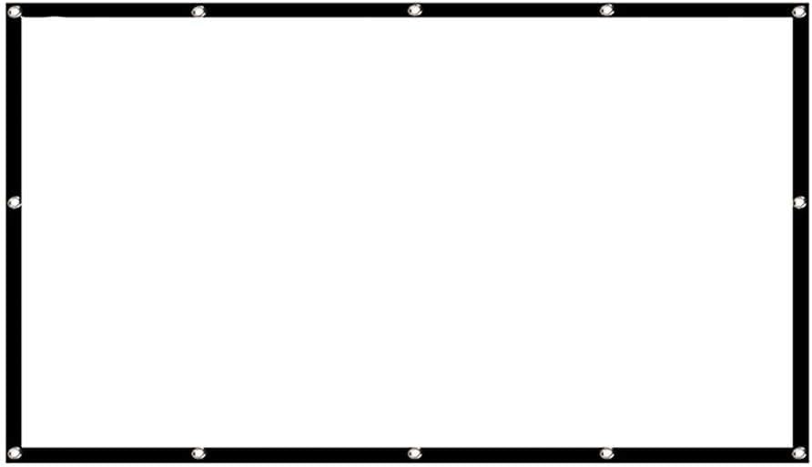 Pantalla de proyección plegable 60 pulgadas 16:9