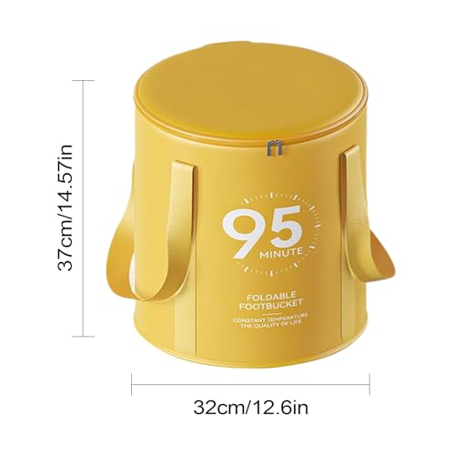 Seau étanche pour pieds avec base antidérapante de douche