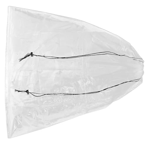 Happyyami Transparente Frostschutzfolie für Pflanzen Wiederverwendbar PE 80X100cm zum Schutz von Freilandpflanzen im Winter gegen Frost und Regen