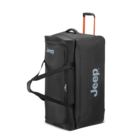 Jeep JS009D Two Wheel Rolling Travel Duffle Bag - Image 3