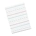 Zaner-Bloser Broken Midline Sulphite Paper, 500 Sheet, Ruled, 10.50-inch x 8-inch, 500/Pack, White PaperPACZP2413