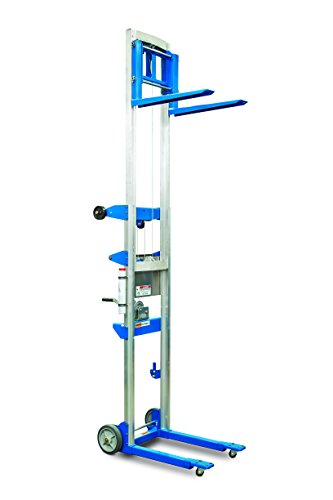 Genie Lift, GL- 8, Heavy-Duty Aluminum Manual Lift, 400 lbs Load Capacity, Lift Height 10' 0.5"