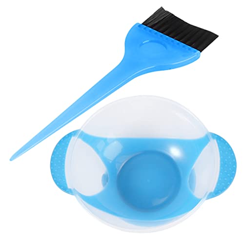 TOVINANNA Hair Coloring Brush and Bowl Set Reusable Mixing Bowl Suction Cup Hair Dyeing Tool Kit for Salon or Home