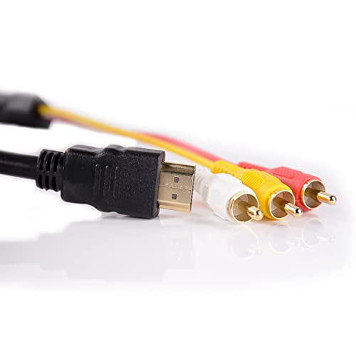 HDMI to RCA ϊRo[^[ HDMI to AV R|Wbgϊ R|[lgP[u bL er rfI[q OD 6.0
