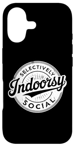 Indoorsy Selectively Social �r���e�[�W ���Љ�I �����I �X�}�z�P�[�X iPhone 17 �p