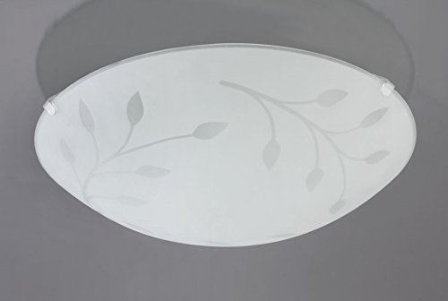 Trango Lampada da soffitto, in vetro, da bagno
