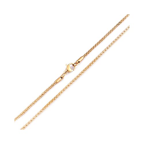 Chaîne Pop-Corn en Acier Inoxydable : Le Collier Tendance de vos Soirées et Sorties