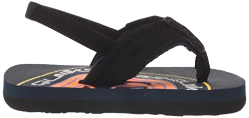 Quiksilver Boy's Strap Flip-Flop, Black 1, 9 Little Kid #TOP5