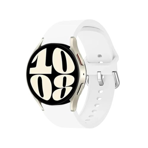 20mm �V���R���u���X���b�g correa �o���h �ɓK������Samsung Galaxy Watch 7/5/6 44/40mm 6 classic 47mm/43mm �X�g���b�v(Official White,For Galaxy Watch 5 4