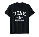 Vintage Utah Sports design. Looking for a retro Utah T-Shirt with a classic vintage old school worn & distressed looking design? This tshirt makes perfect gifts for those who love Utah & an awesome gift tee for those who call Utah home. Order a size ...