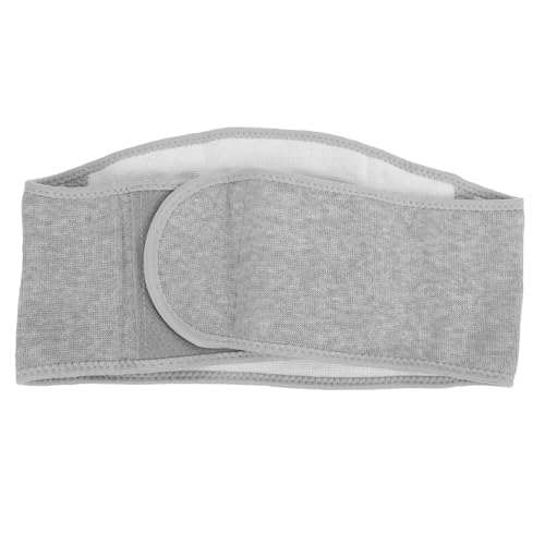 HAKIDZEL 1Pc Cotton Lumbar Support Belt Practical Waist Protective Tool for Outdoor Activities Light Grey for Back Support and Comfort