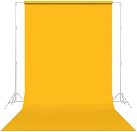 Savage Seamless Paper Photography Backdrop - Color #71 Deep Yellow, Size 86 Inches Wide x 36 Feet Long, Backdrop for YouTube Videos, Streaming, Interviews and Portraits - Made in USA