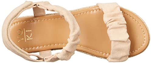 Yoki Womens Espadrille Wedge Sandal, Black, 10 Us #TOP4