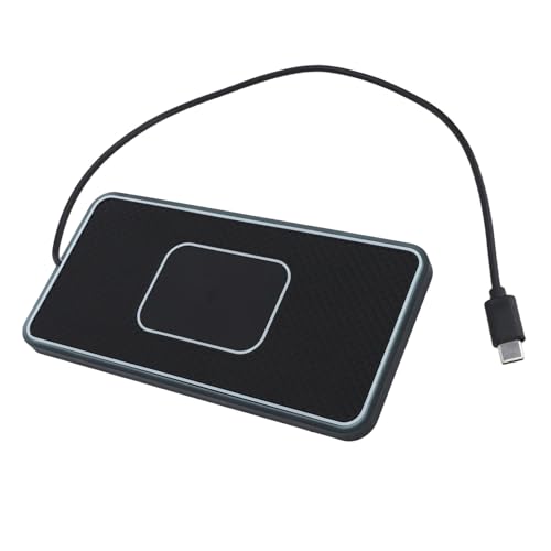 Alfombrilla magnética de 20W que soluciona la falta de batería en el coche para teléfonos iOS
