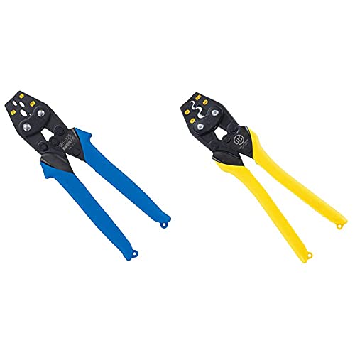 マーベル(MARVEL) 圧着工具 ハンドプレス 絶縁被覆付閉端接続子用 MH-125 & 圧着工具 ハンドプレス リングスリーブ用 MH-17S 電気工事士技能試験必携【セット買い】